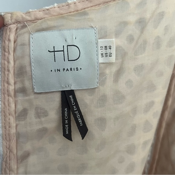 Anthropologie HD in Paris Georgia Eyelet Sheath Dress Size 8 - Picture 13 of 15